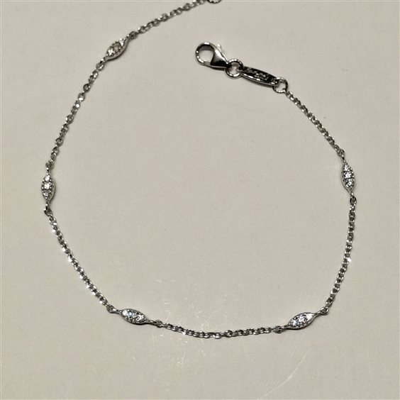 Bracciale Fanton Gioielli Donna BRACCIALI ORO in Oro bianco Cubic Zirconia FX.CE-6_52 - FX.CE-6_52